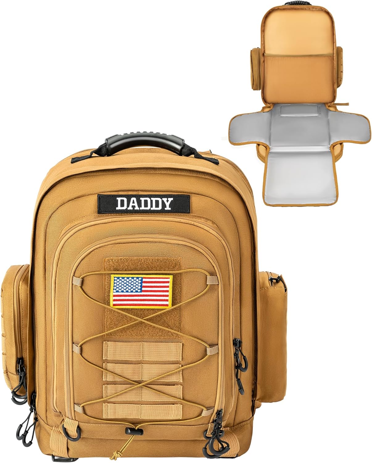 kcross Dad Diaper Bag for Men with Changing Pad and Storage