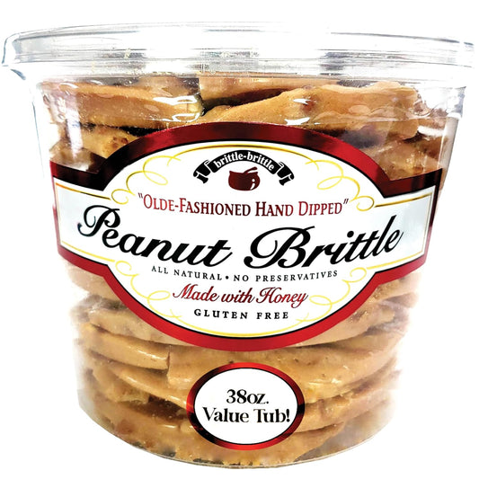 Handmade Old Fashioned Peanut Brittle Candy - Perfect Snack Gift