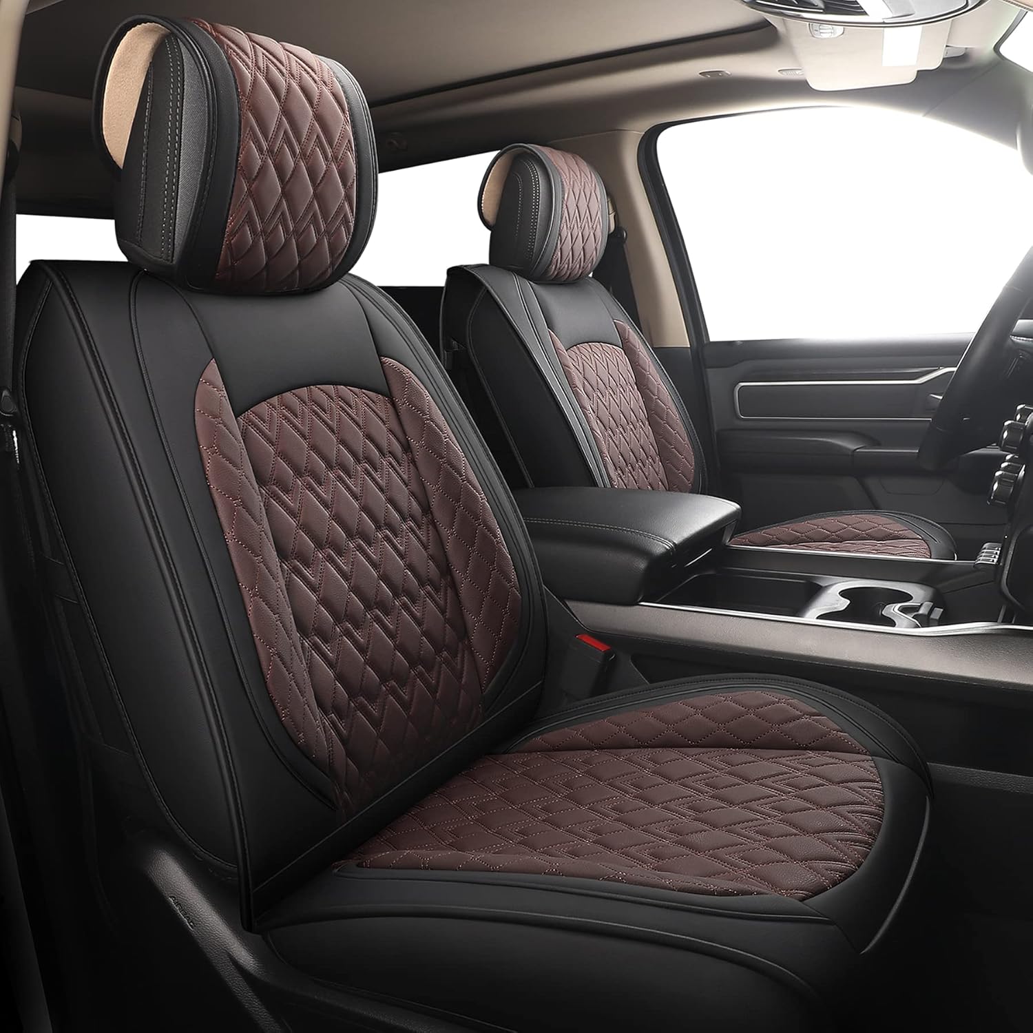 JOJOBAY Car Seat Covers for Dodge Ram 1500 2500 3500 Trucks