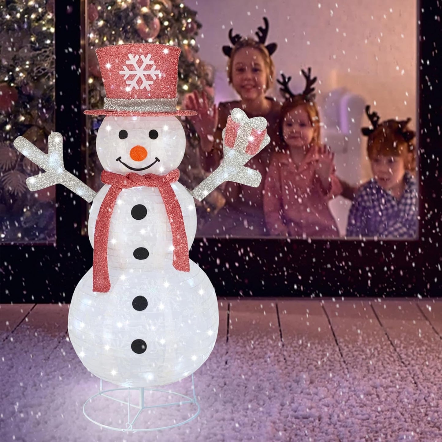 Outdoor Snowman Lighted Decorations for a Magical Christmas