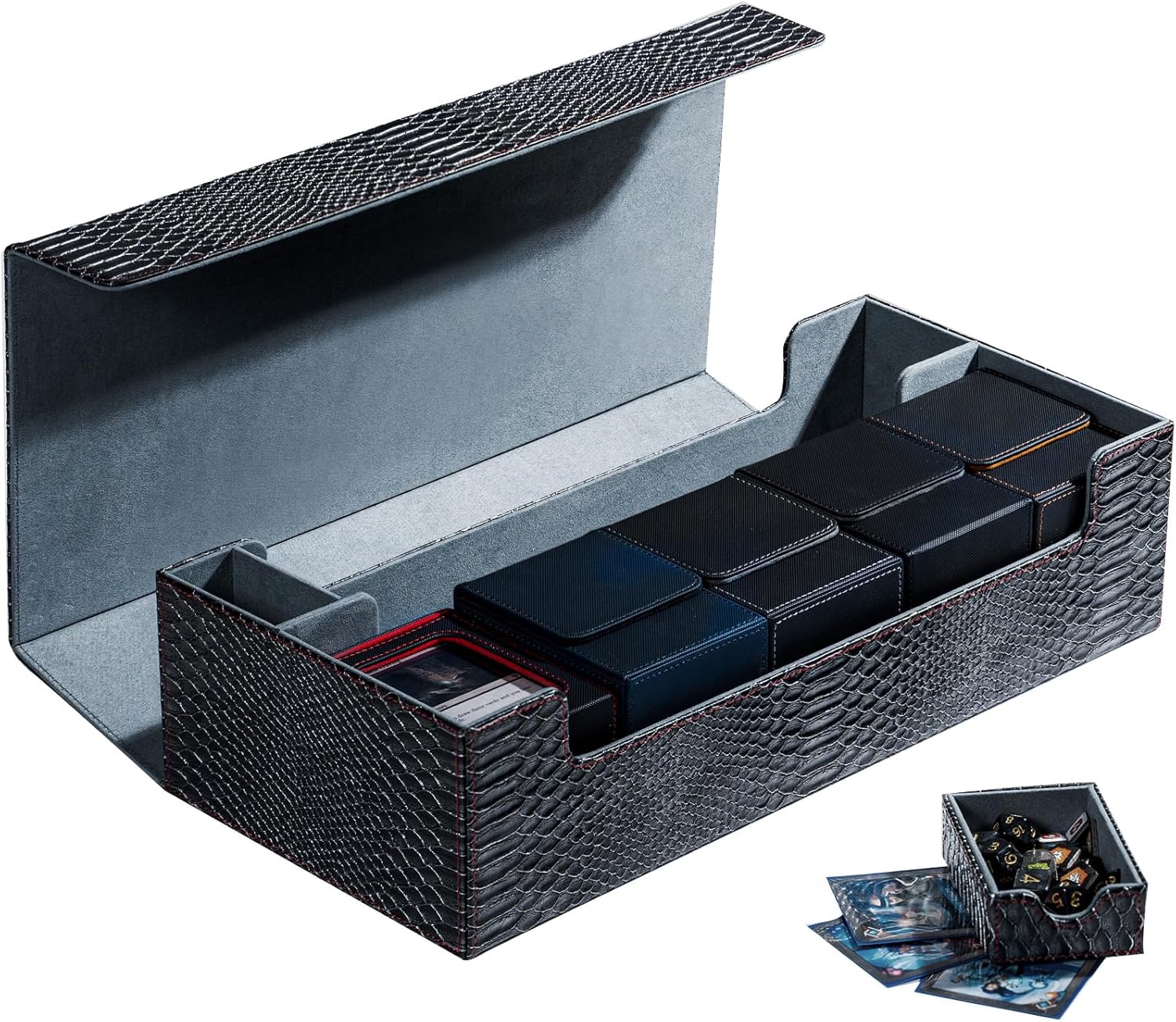 MTG Card Storage Box for 5 Decks and 1800+ Sleeved Cards