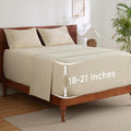 Bedsure Deep Pocket King Sheet Set - Deep 21in Fit, Cool & Soft