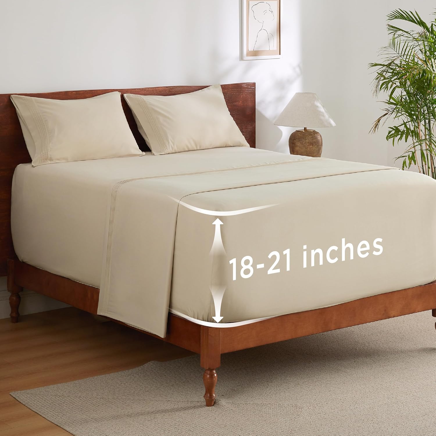 Deep Pocket King Sheet Set for Ultimate Comfort and Fit