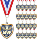 MVP Award Medals Bulk 20 Pcs with Neck Ribbons - Party & Tournament