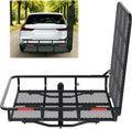 Hitch Mount Wheelchair Carrier with Mobility Ramp - 500 lb Capacity