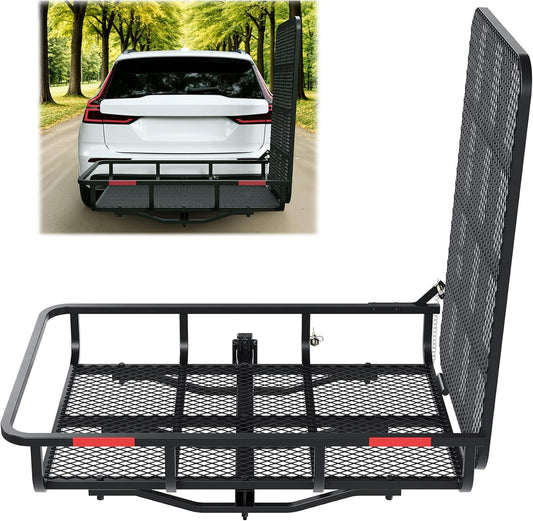 ECOTRIC Hitch Mount Wheelchair Carrier with Mobility Ramp