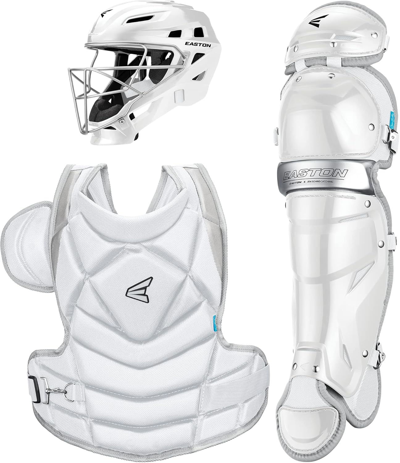 Easton JEN SCHRO Fastpitch Softball Catcher's Equipment Box Set