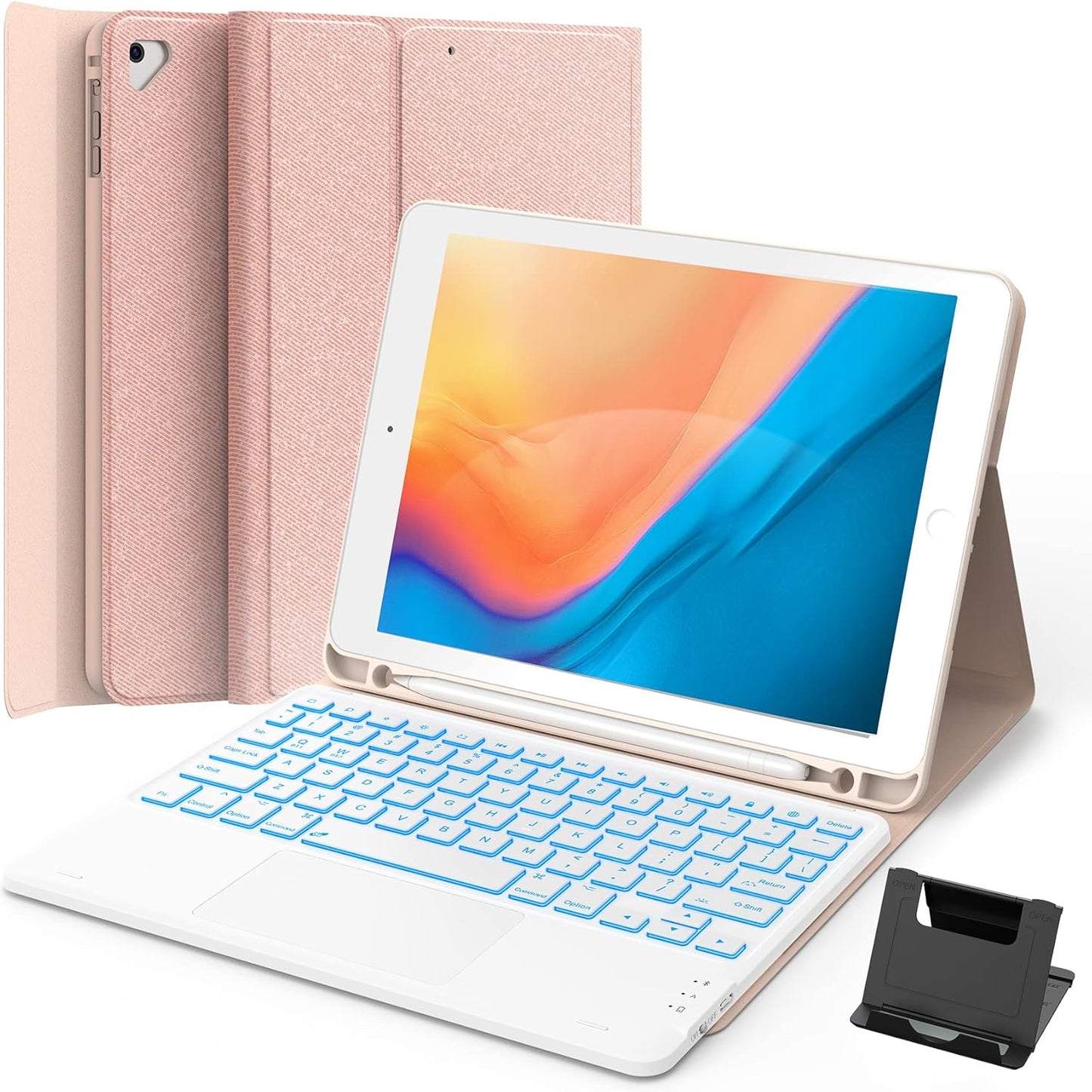 GreenLaw Keyboard Case for iPad 9.7 with Touchpad and Backlight