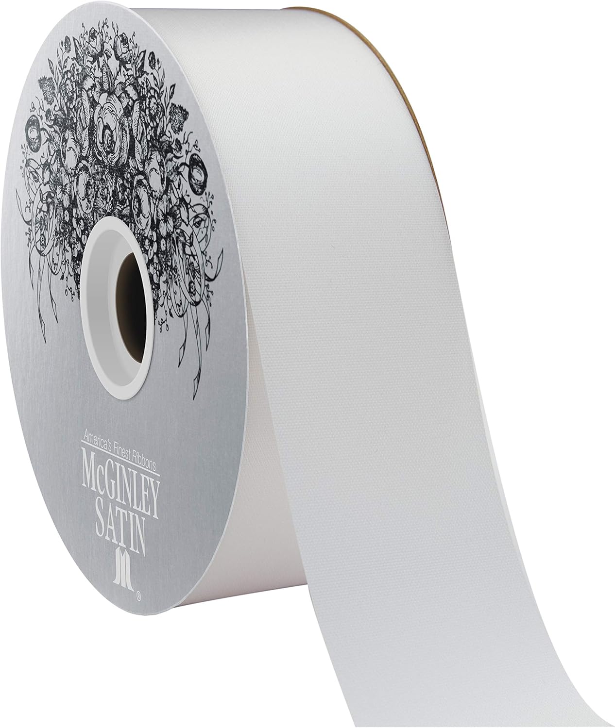 McGinley Mills 2in W Acetate Satin Ribbon for Crafting and Events