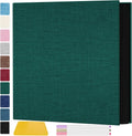 Photo Album Self Adhesive Pages Scrapbook - Sturdy Linen Cover