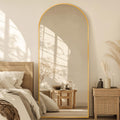 Full Length Mirror 71in x 28in Oversized Arched Design for Rooms