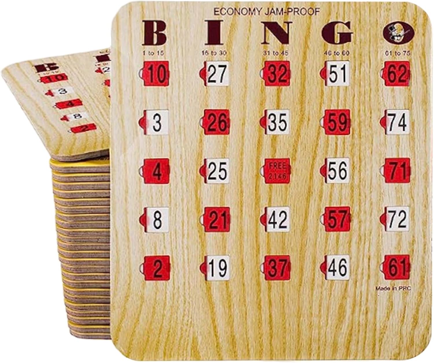 Jam-Proof Fingertip Slide Bingo Cards for Fun Game Nights