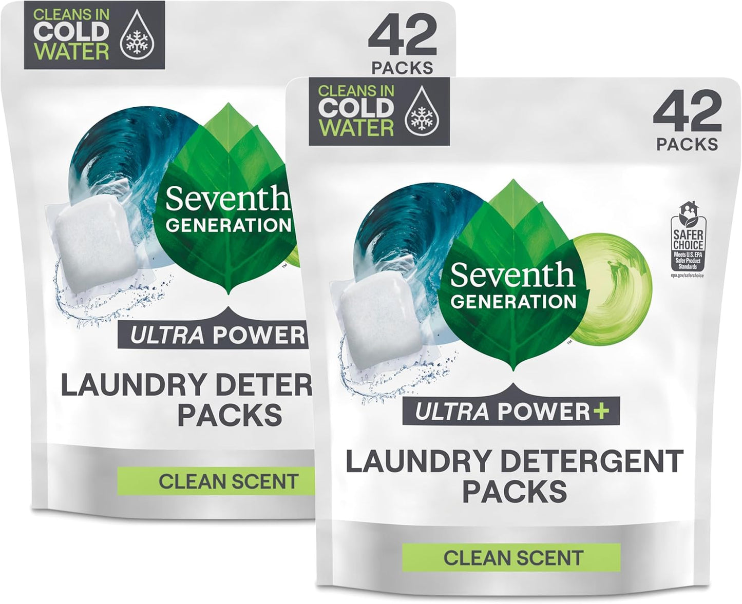 Seventh Generation Ultra Power+ Laundry Packs - 84 Loads