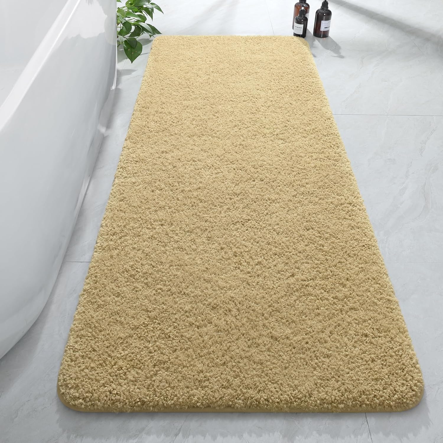 AROGAN Luxury Long Bathroom Runner Rug for Soft Comfort