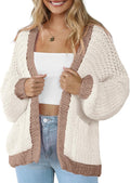 Women's Cardigan Soft Pocketed Long Sleeves Casual (Style HJQ6)
