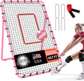 Adjustable Volleyball Rebounder Net 7x4 ft - Bounce Back Training Tool