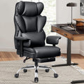 Ergonomic Home Office Chair with Footrest - Heavy Duty Comfort
