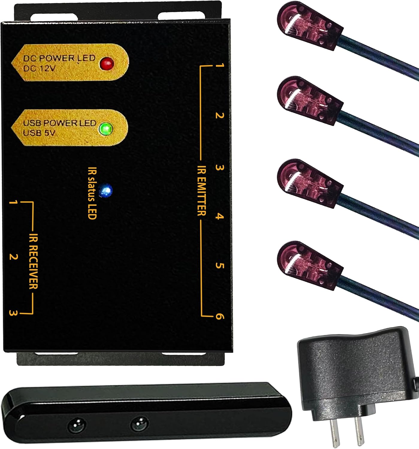 IR Repeater Kit for Seamless Control of Hidden A/V Components