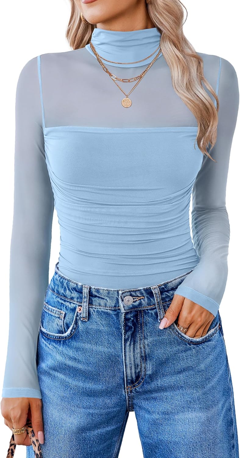 Avidlove Women Long Sleeve Bodysuit for Stylish Fall Outfits