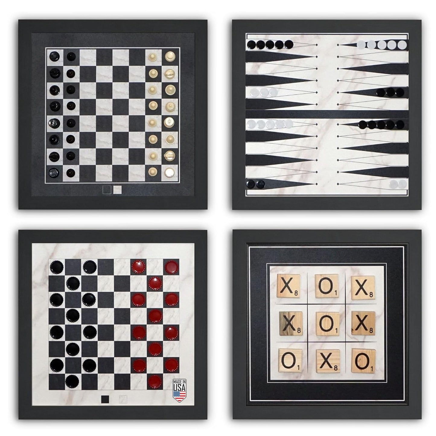 Magnetic Canvas Game Set for Chess, Checkers, and More