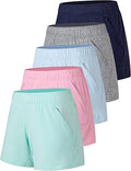 Gym Ready Women's Casual Lounge Set with Zippered Short Pockets