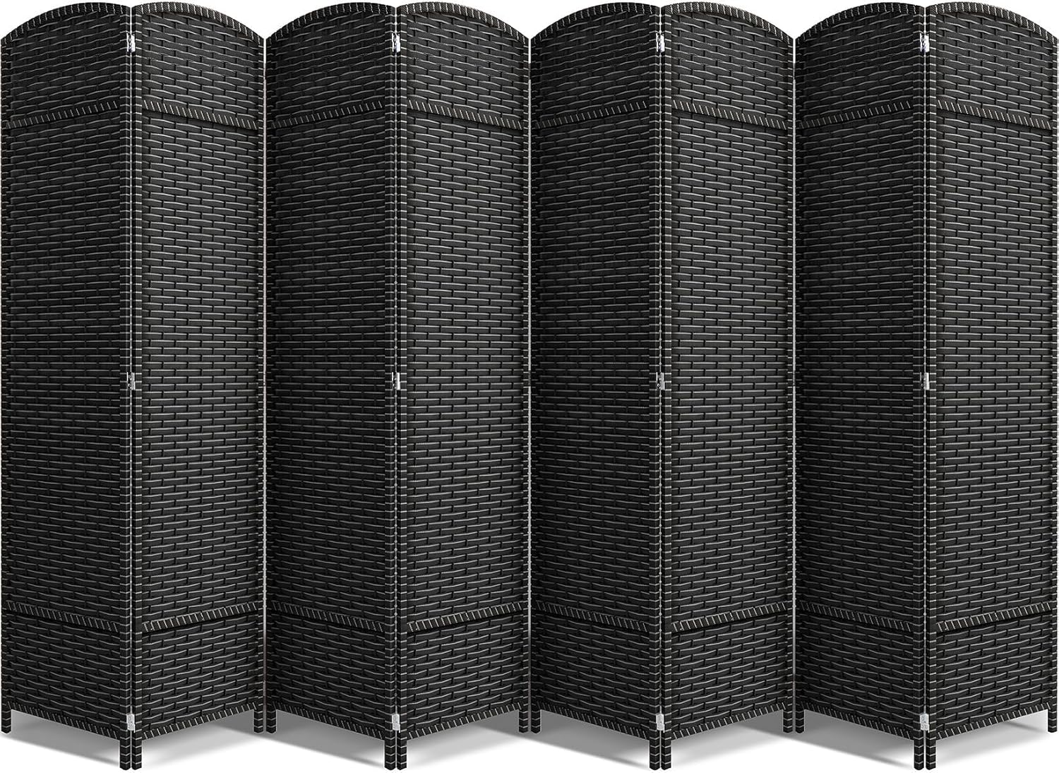 Sorbus 8 Panel Room Divider - Stylish Privacy Screen Solution