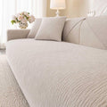 Soft Waterproof Chenille Sofa Cover 36x94 Coffee - Pet Friendly