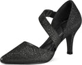 Pointed Toe Low Stiletto Heel Pumps for Women - Wide Sizes Available