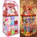 Stuffed Animals Storage Zoo Plushies Organizer - Tidy Three-Tier Home