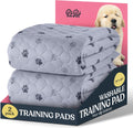Super Absorbent Washable Pee Pads for Dogs - 2-Pack Reusable Bed