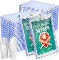 50ct Magnetic Card Holder for Trading Cards - Ultra Clear Protectors