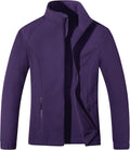 Women's Fleece Jacket Zip Up Coat - Lightweight Warm Layer