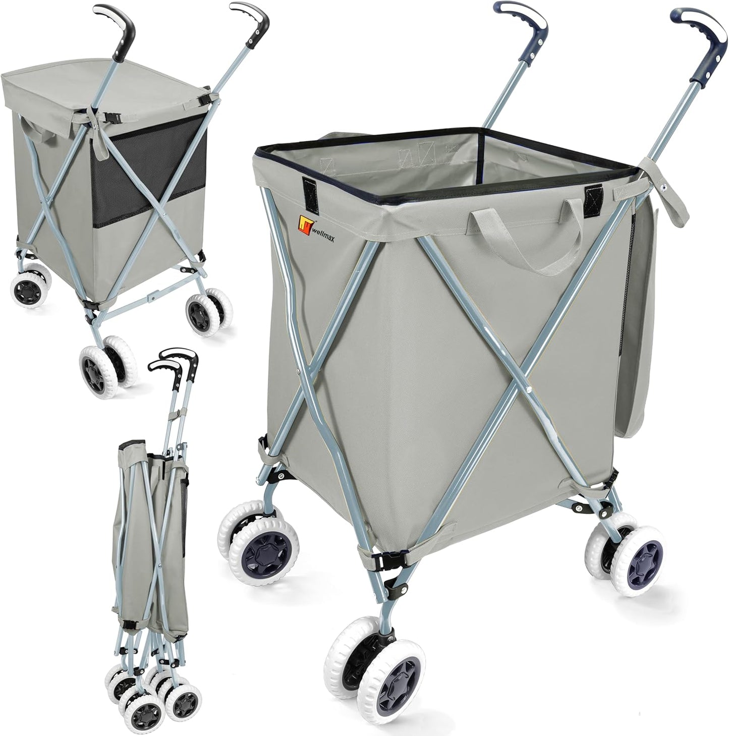 Wellmax WM99100 Series Folding Shopping Cart with Wheels Review