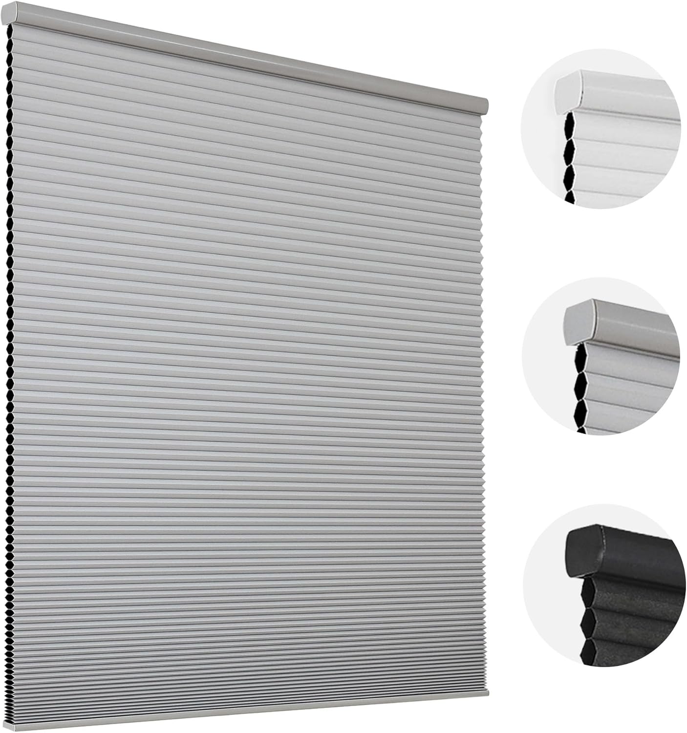 Joydeco Cellular Shades Cordless Blackout Blinds for Windows