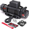 OPENROAD 12000 lb Recovery Winch with Synthetic Rope - Wireless