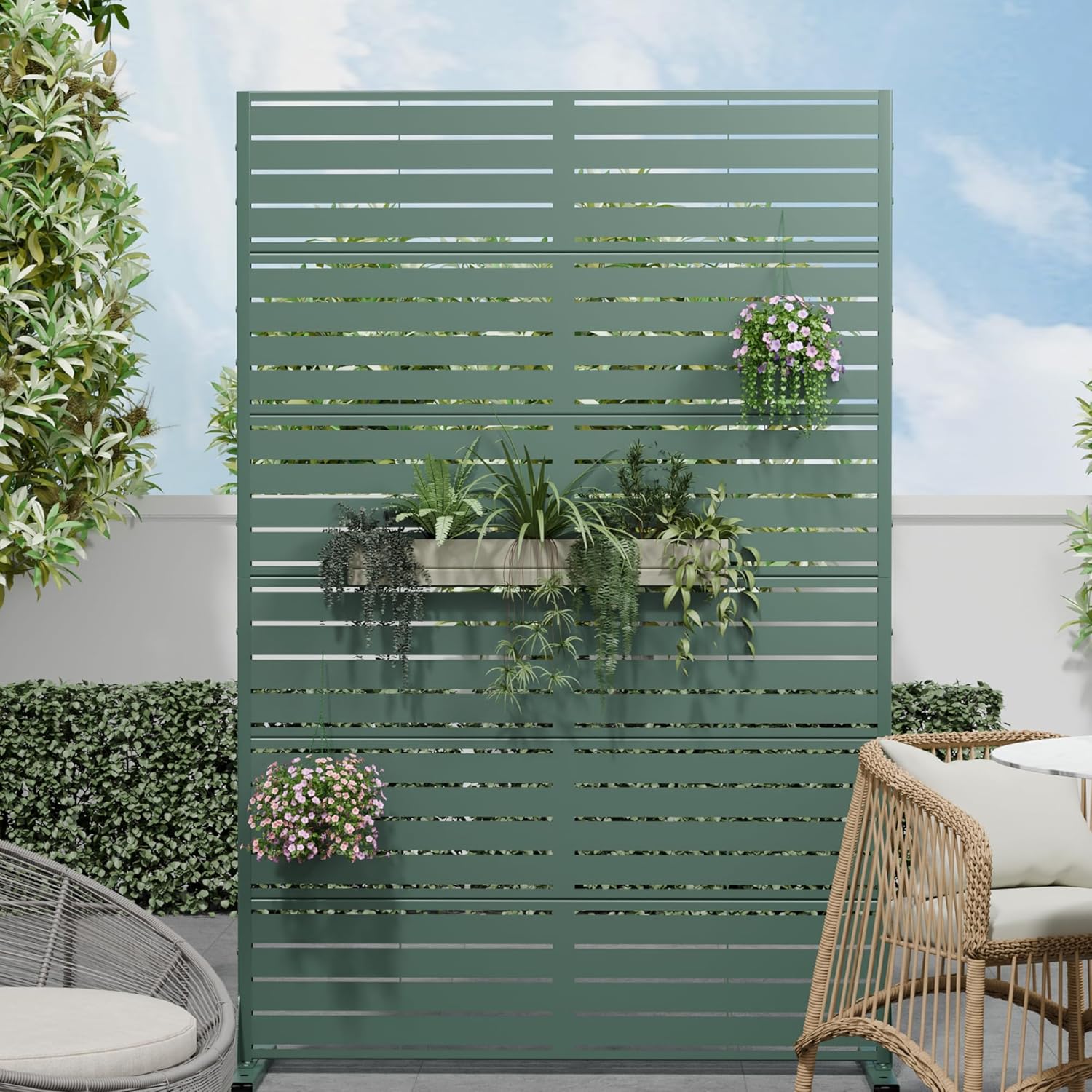 Casaphoria Metal Privacy Screen Outdoor for Stylish Spaces