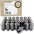 M14x1.5 Lug Nuts 32 Pc 1.65in Black OEM Style - Durable Replacement