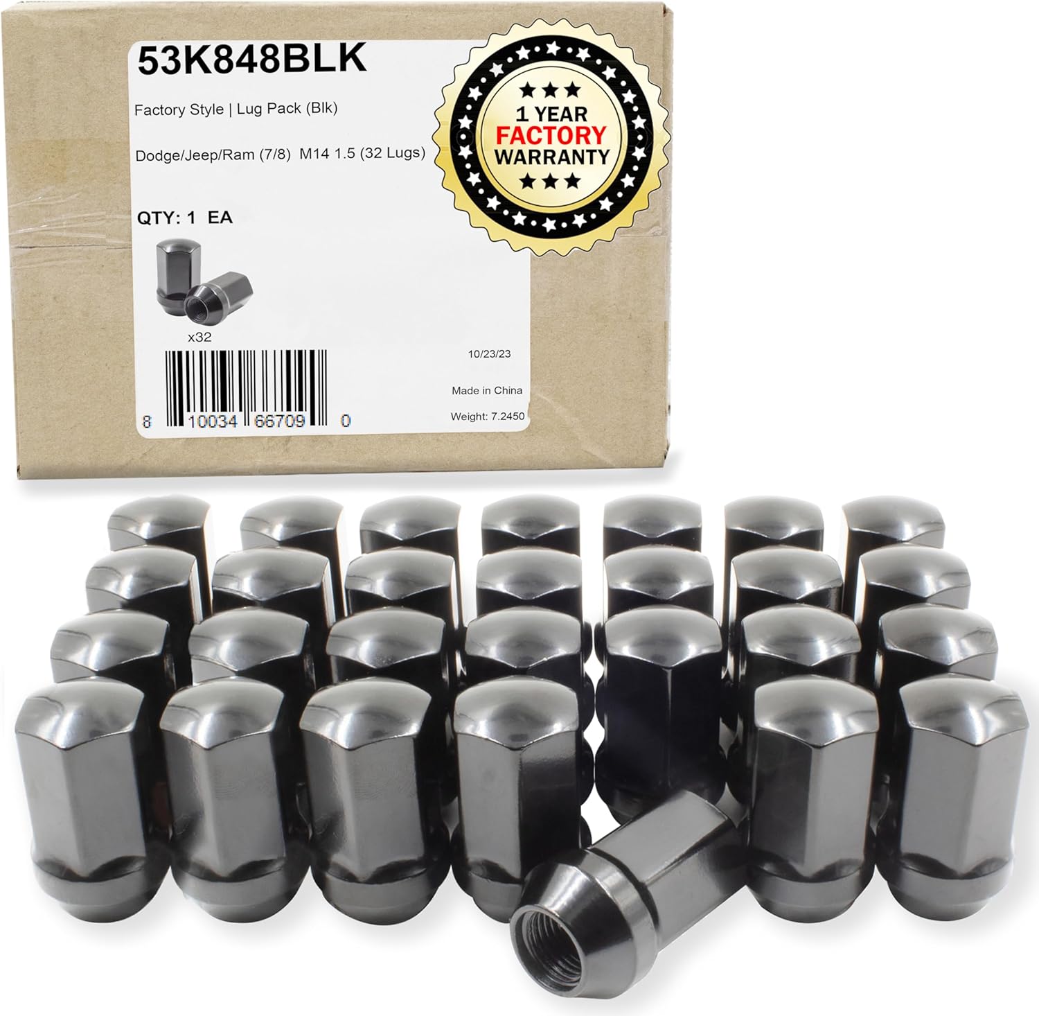 M14x1.5 Thread OEM Style Lug Nuts for RAM 2500 | 3500 Vehicles
