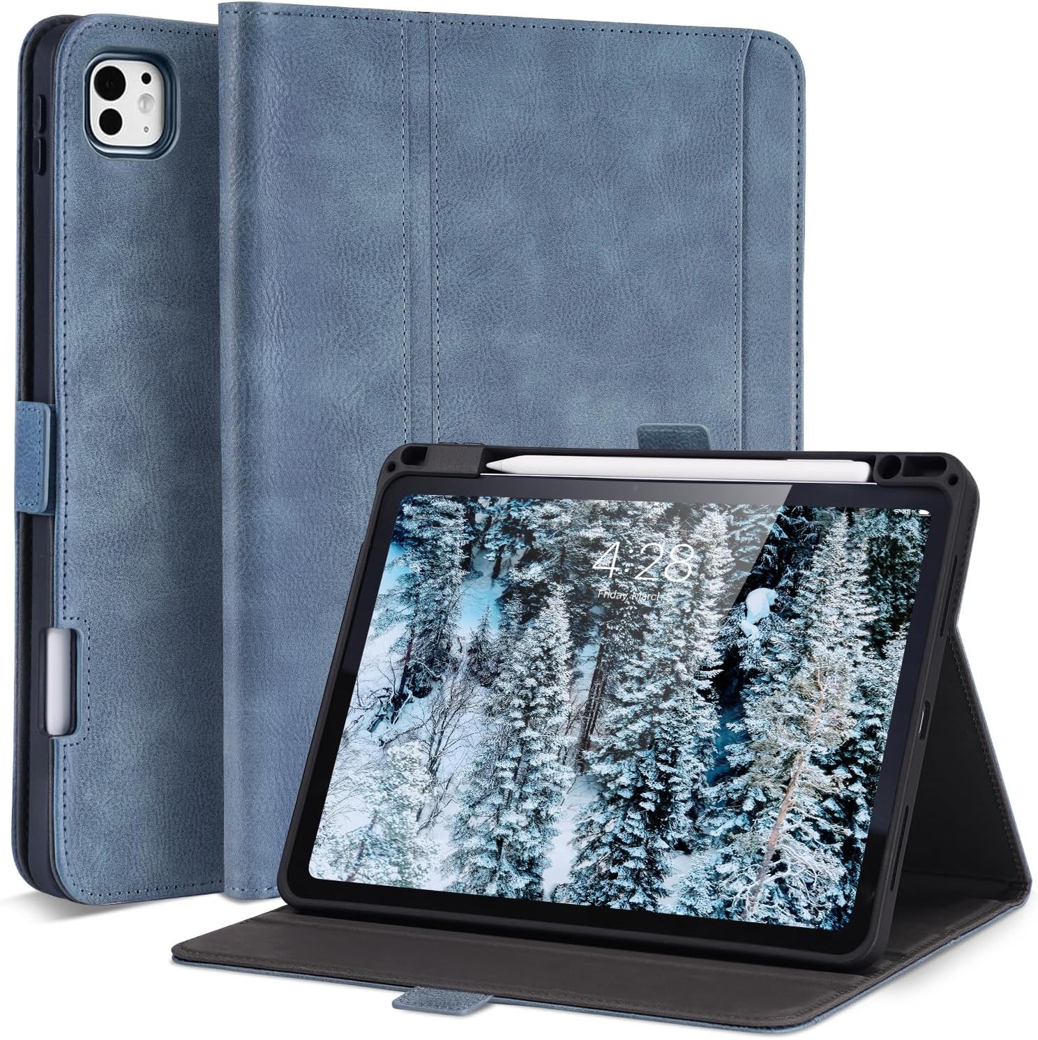 Handmade Vegan Leather Case for iPad Pro 11 Inch 2024 M4