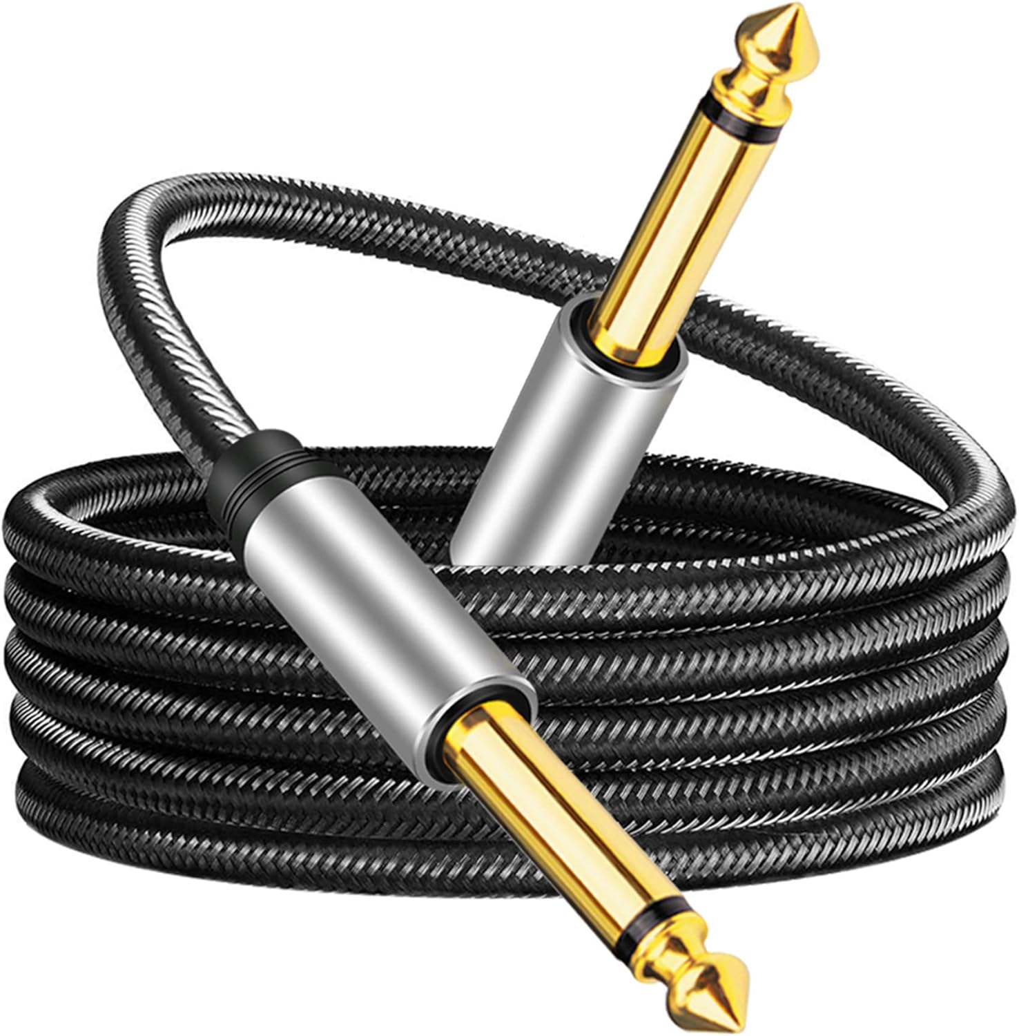 Premium 6.35mm Instrument Cable - Crystal Clear Sound