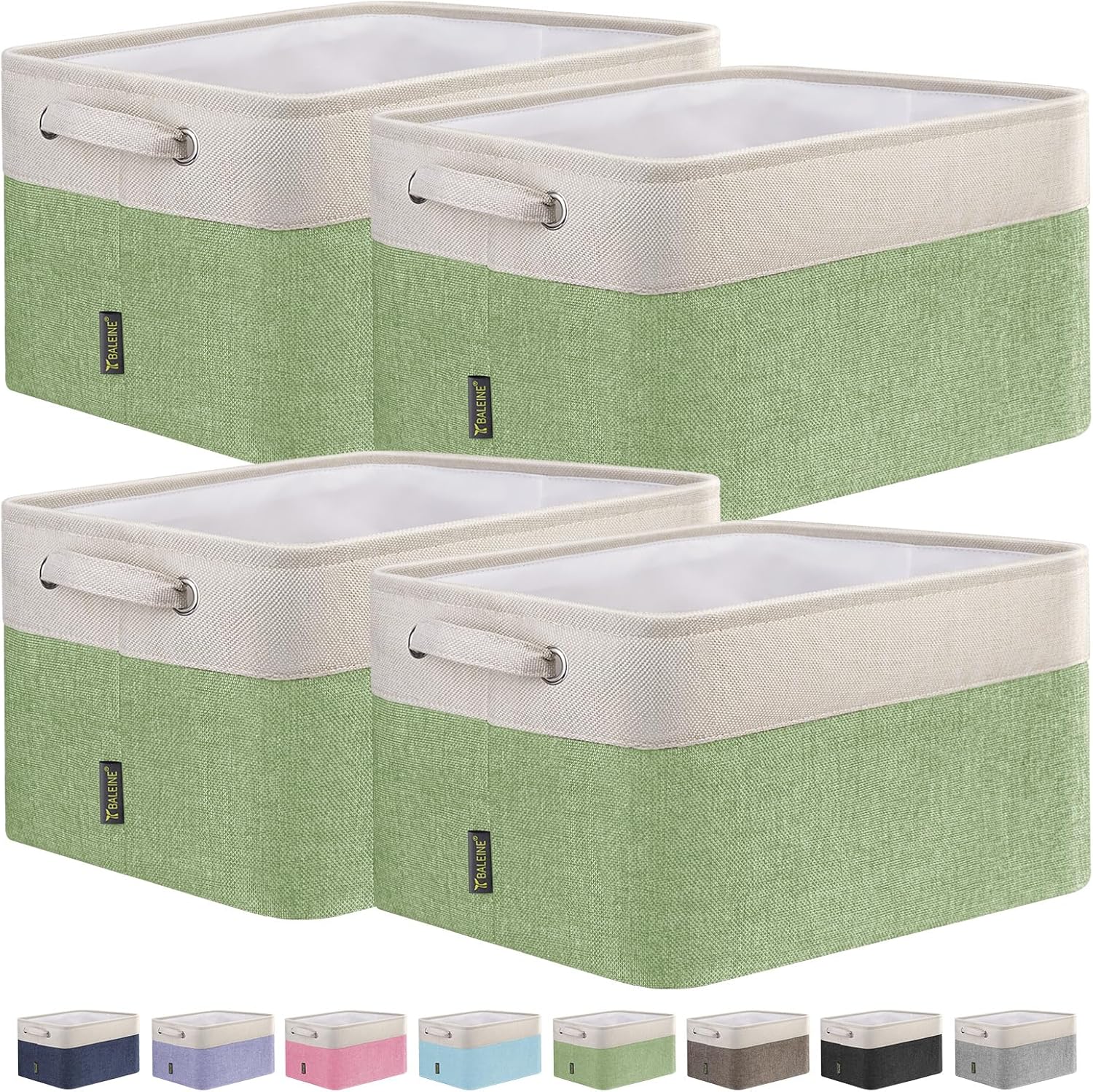 BALEINE Fabric Storage Bins for Organizing Your Home Decor