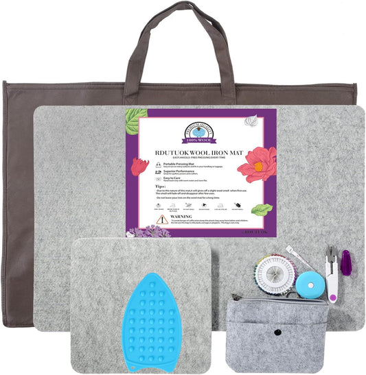 Wool Pressing Mat for Quilting and Sewing - Premium Quality