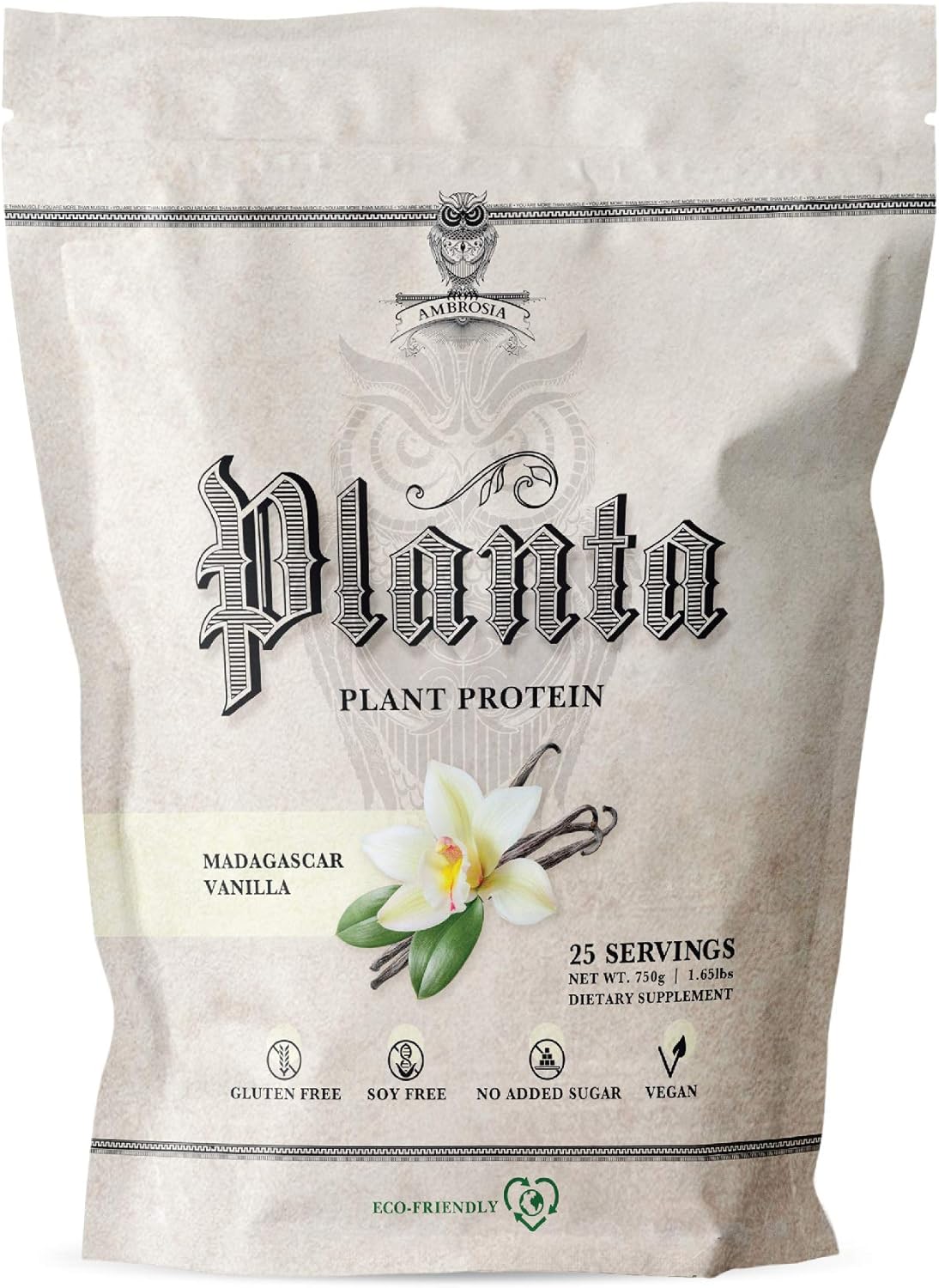 Ambrosia Planta Premium Plant-Based Protein for Vegan Diets