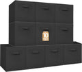 STORAGE MANIAC 13 in Collapsible Storage Cubes 10-Pack - Organized