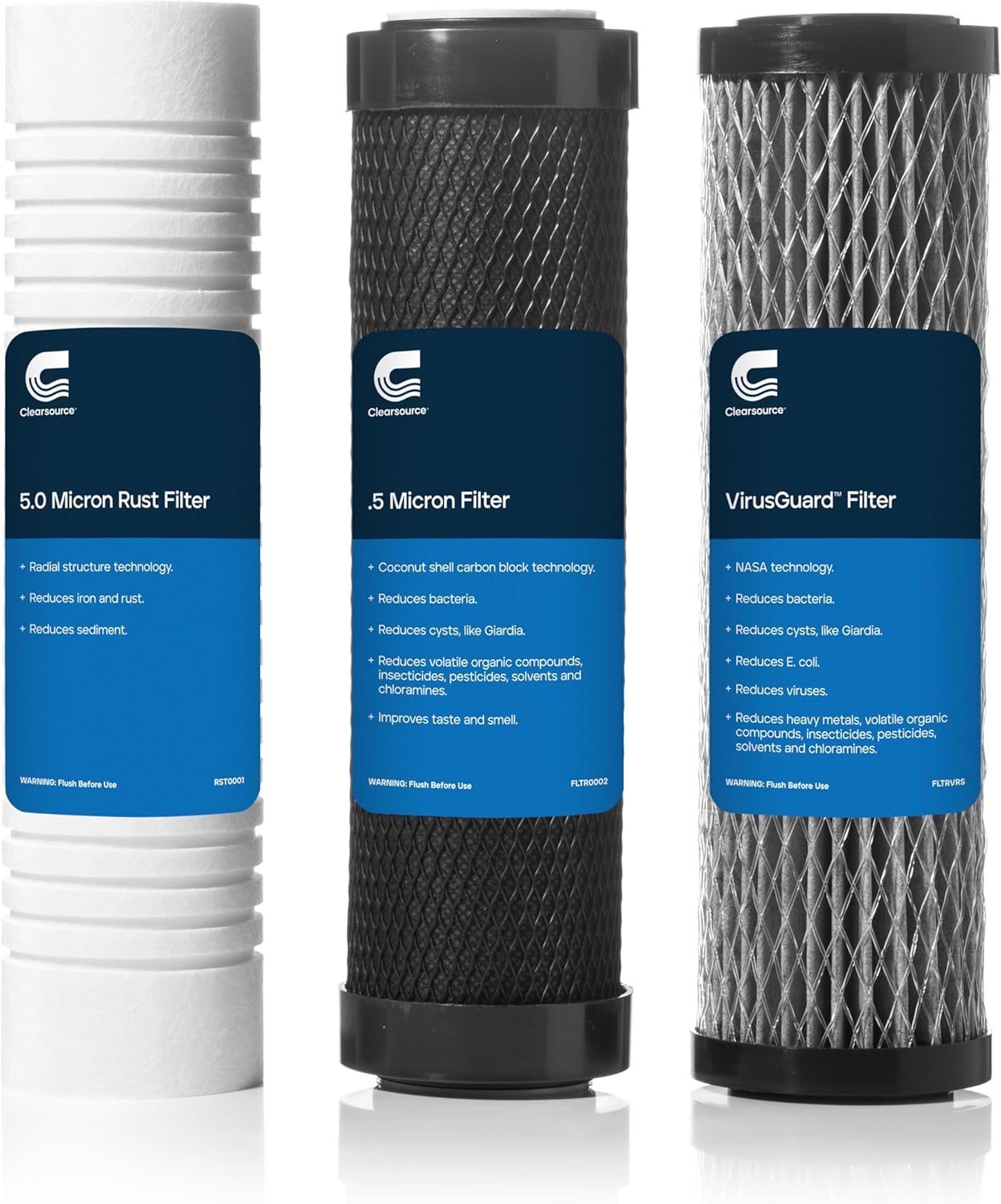 ULTRA SYSTEM REPLACEMENT FILTER THREE PACK WITH VIRUSGUARD