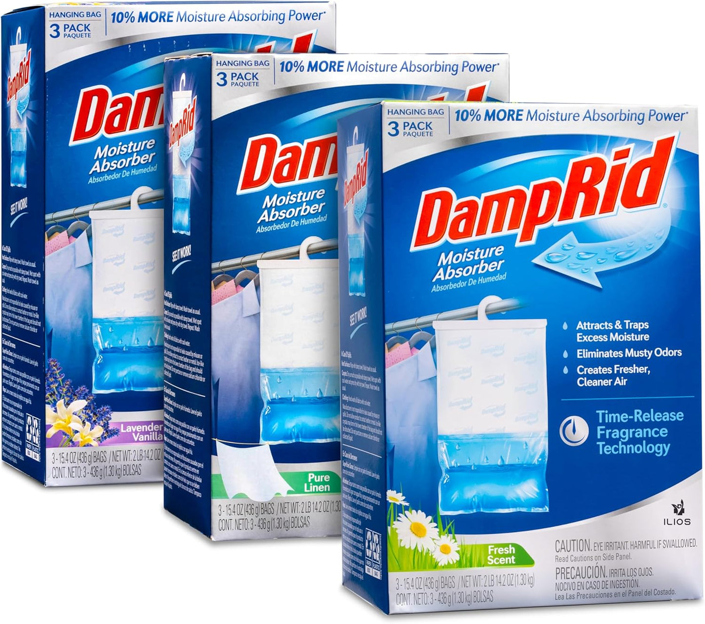 Damp Rid Hanging Bag Moisture Absorbers for Fresh Air Quality