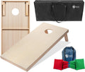Tailgating Pros Cornhole Boards 4ft x 2ft - Solid Wood Set with LED