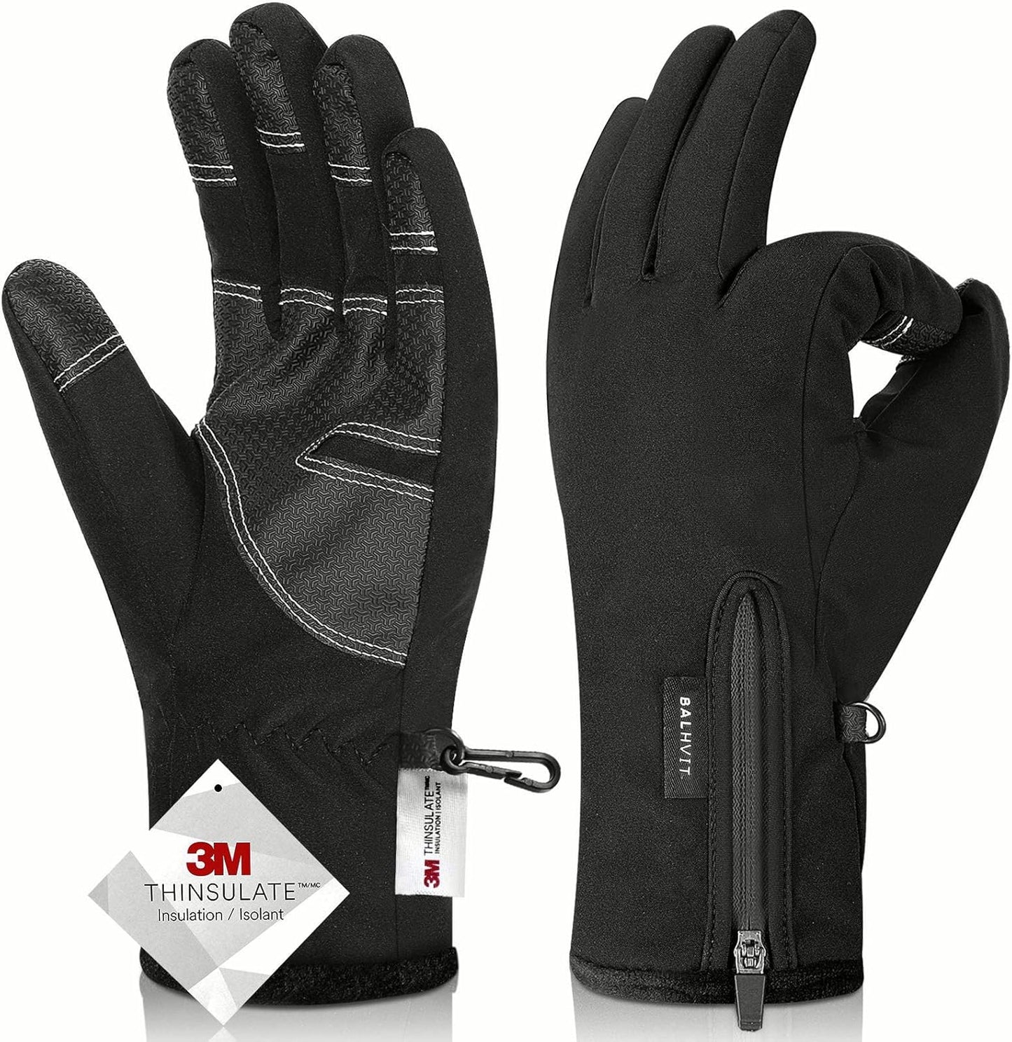 Balhvit Warm Waterproof Touch Screen Gloves