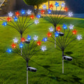 4th of July Decorations Solar Garden Lights for Patriotic Spirit