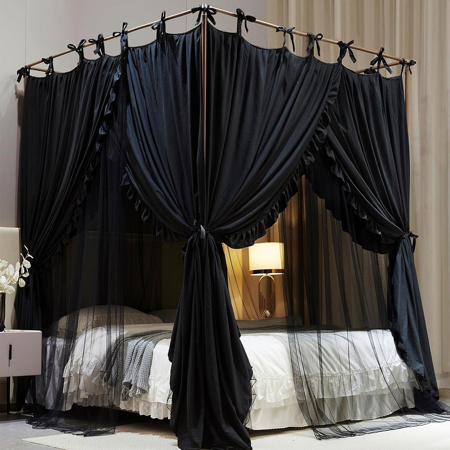 Princess Double Layer Canopy - Cozy Mosquito Net